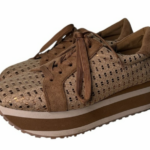 Platform Sneakers Taupe Combo